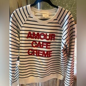 Sezane Sweatshirt - Amour Cafe Crème XL